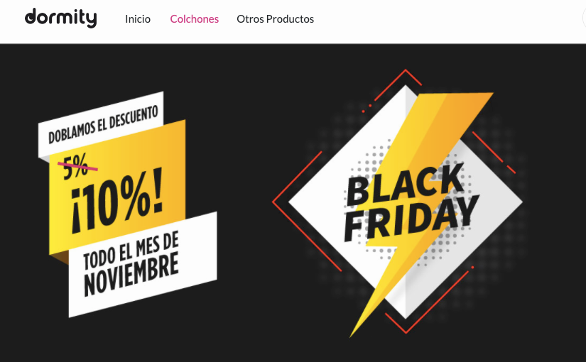 Cupón Black Friday dormity - Chollos del Hogar