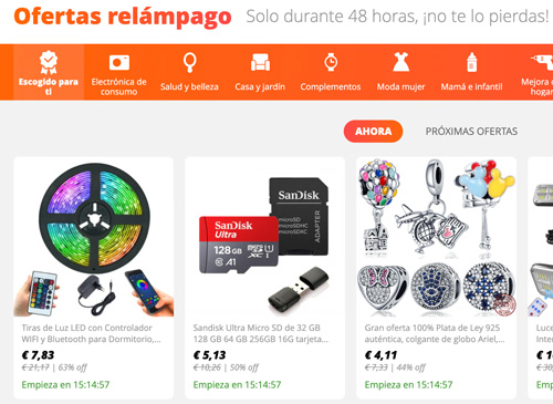 Ofertas Relámpago AliExpress