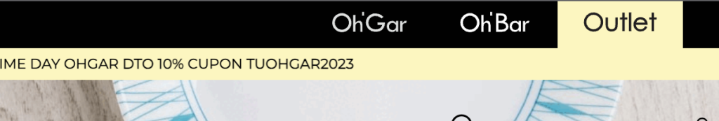 Outlet tienda online ohgar